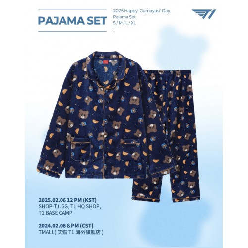 2025 Happy Gumayusi Day！Pajama Set 睡衣套裝(連postcard A)